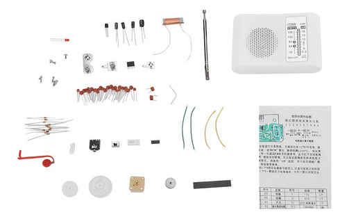 Kit Radio Diy Cf210sp Am Fm Cristal Doble Banda Electronico