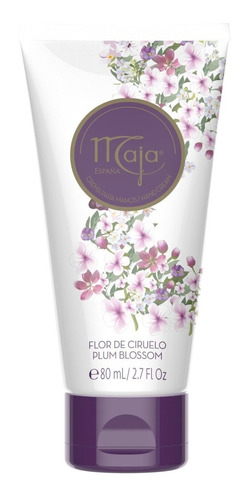 Crema Maja España Flor De Ciruelo Manos 80ml Piel Seca Tipo De Envase Tubo