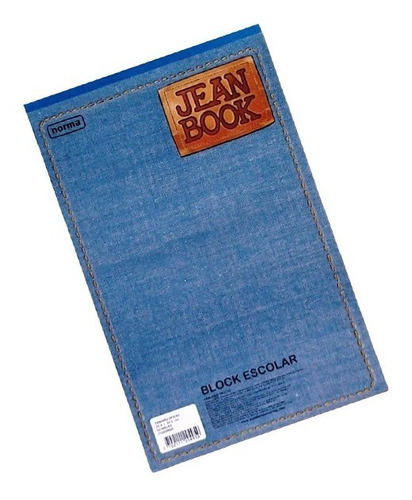 Block Jean Book Rayado