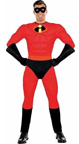 Disfraz Talla Estándar Para Hombre De Mr. Incredible