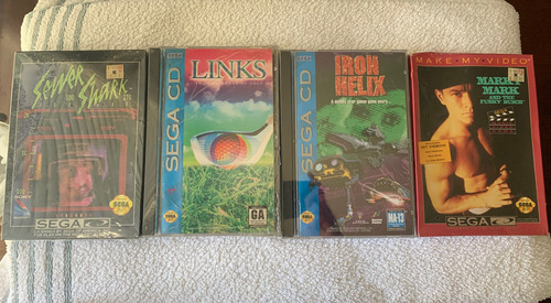 Lote 4 Jogos Lacrados Sega Cd