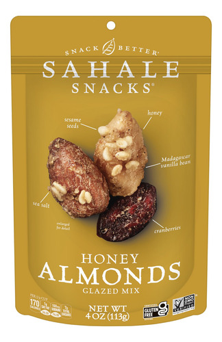 Mezcla Glaseada De Almendras Con Miel 170 G Paquete De 6