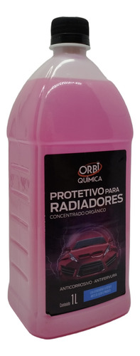 Aditivo Fluído Radiador Rosa Concentrado T5 Radnaq 1 Litro
