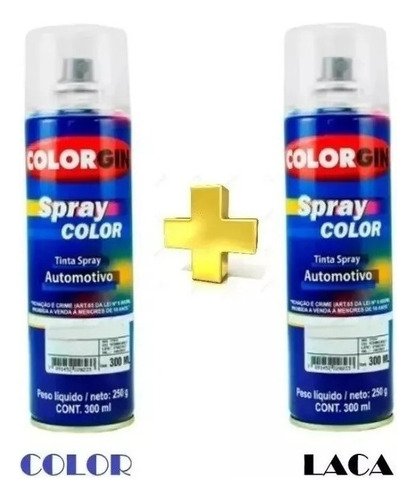 Pintura Aerosoll Auto Retoque Bicapa Color Kit Brillante