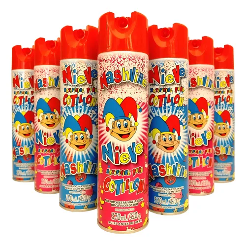 comprar Nieve Espuma Carnaval X50 Cotillon Aerosol Nieve Artificial