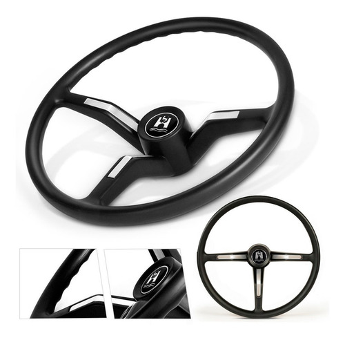 Imagem 4 de 4 de Volante Fusca 77 A 96 Brasília Variant 77 A 82 Gol 80 A 96