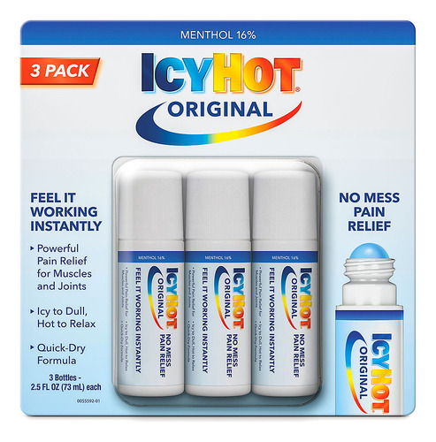 Rollo Icyhot Original Para Aliviar El Dolor, Paquete De Seca