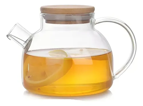 Chaleira Vidro Com Bico Coador Stanford Premium Cozinha 1l