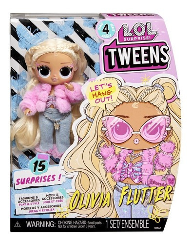 Lol Surprise! Tweens Serie 4 Olivia Flutter Con 15 Sorpresas