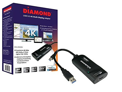 Diamond Bvu5500h Usb A Hdmi 4k / 2k Adaptador De Graficos De