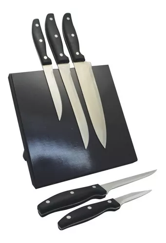 Set de 5 cuchillos c/taco — Amo cocinar