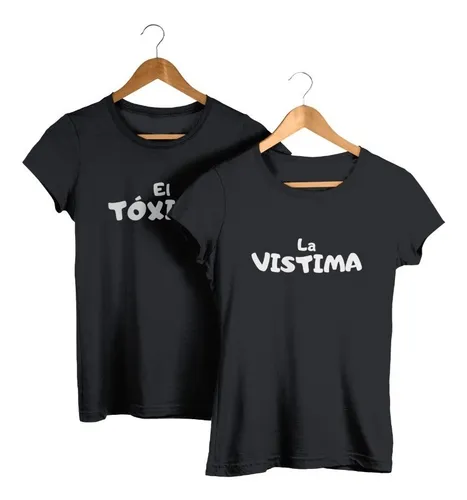 Playeras toxic pareja hotsell