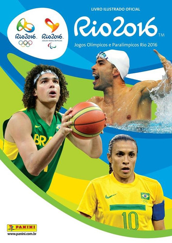 Álbum Jogos Olímpicos Rio 2016 (Capa Dura) com 10 Envelopes, de Rio 2016. Editora Panini Brasil LTDA, capa dura em português, 2005