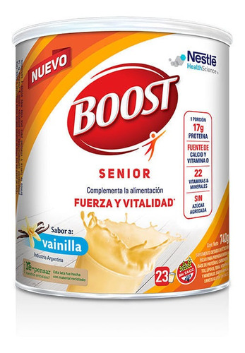 Suplemento Nutricional Senior Boost Vainilla En Polvo X 740 