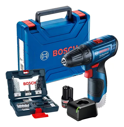 Parafusadeira Gsr 120-li Estojo De Brocas V-Line 41 Peças Bosch