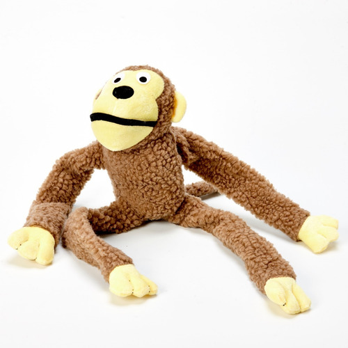 Brinquedo Pelucia C/apito Para Caes Macaco