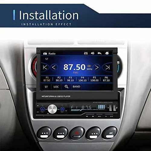 Regetek single 2024 din car stereo