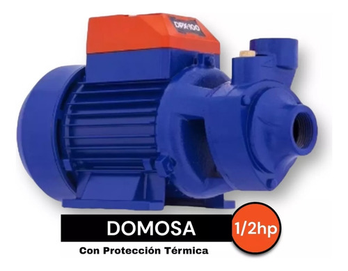 Bomba De Agua Periférica 1/2hp Domosa  100% Cobre 