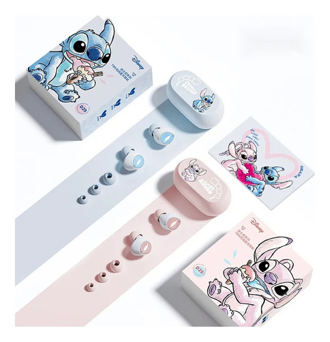 Disney Cute Audífonos Bluetooth 5.3 D29 Lilo