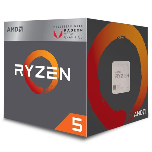 Processador Ryzen 5 2400g 3.6 Ghz 4-core Am4 6mb 65w Box Amd