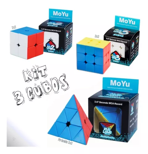 Fidget Toys Kit Cubo Mágico 2x2 E 3x3