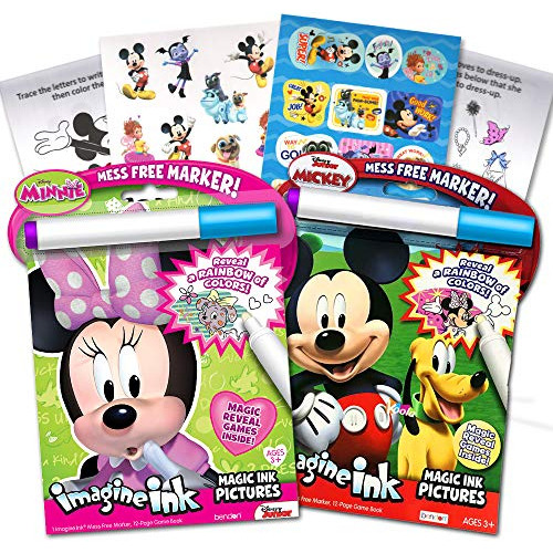 Libro De Pegatinas De Minnie Y Mickey Mouse De Disney - Jueg