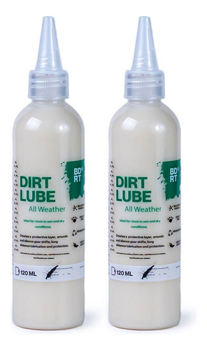 Bdrt 2 X Dirt Lube All Weather Lubricante Para Cadena 120 Ml