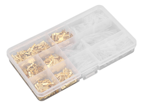 Kit De Sortimento De Terminais De Conector De Fio De Latão F