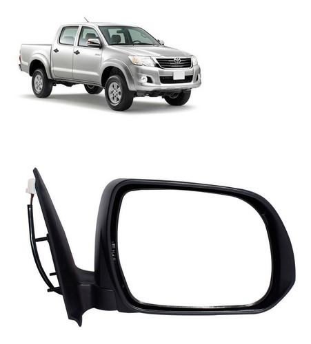 Espejo Derecho Elect Para Toyota Hilux 2.5 2012 2015 