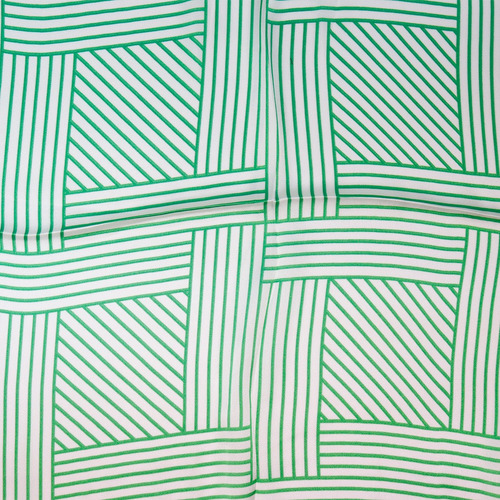 Mascada Pashmina Mujer Pañoleta Estampada Verde 70 X 70cm Verde Rayas