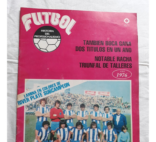 Lamina River Plate Sub Campeón 1976 Historia Del Futbol 