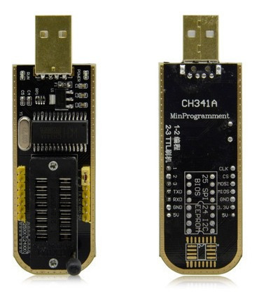 Gravador De Eprom Bios Flash Ch-341a Memorias Com Software