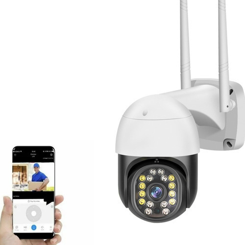 Camara Wifi Exterior Inalambrica App V380 Pro Seguridad Ip 