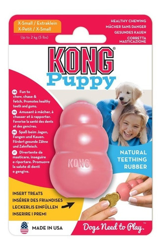 Kong Cachorro Puppy Juguete Interactivo Perro Talla Small