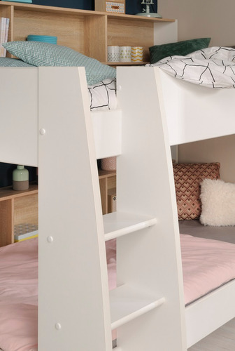 Imagen 3 de 7 de Litera Selten Blanco Y Roble Këssa Muebles