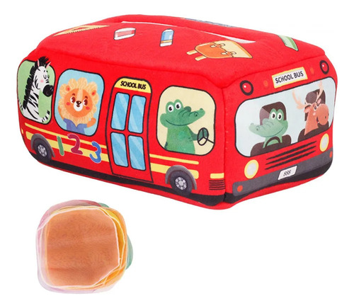 Caja De Pañuelos Para Bebés Con 10 Bufandas De Coche