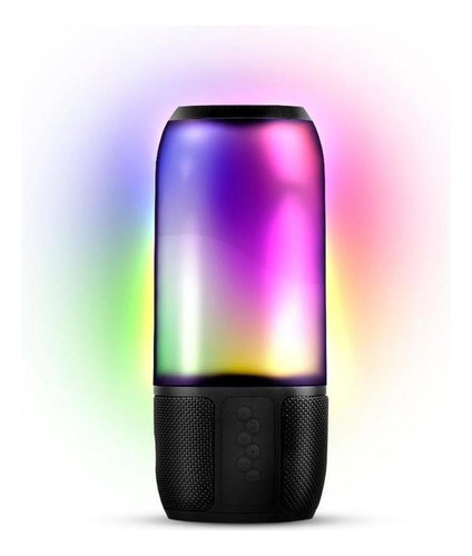 Caixa De Som Bluetooth Com Bateria E Iluminação Lightshow 