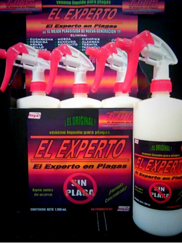 3pzas-veneno/insecticida/plaguicida/pulgas/plagas/el Experto