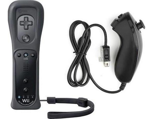 Wiimote Motion Plus + Nunchuk + Funda +sujetador Wii Wiiu 