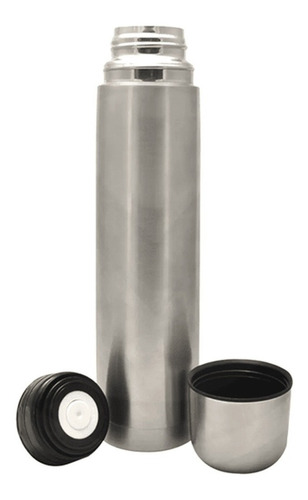 Imagen 3 de 5 de Termo De Acero Inoxidable 1l Doble Capa Térmica Premium Pico
