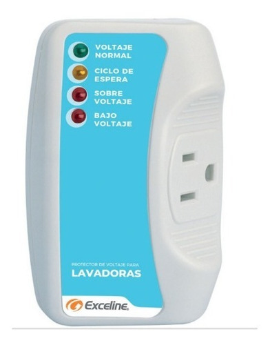Imagen 1 de 7 de Protector De Voltaje Exceline Para Lavadoras 120v