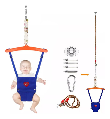 Columpio Saltador Para Bebes Cradling Con Gancho Techo