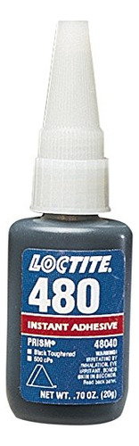 Loctite 48040  Prism Adhesivo Instantaneo  Color Negro 480 