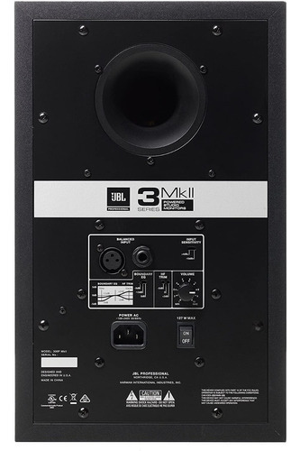 Jbl 306p Mkii Monitor De Estudio 2 Vías 6in Amplificado Color Negro