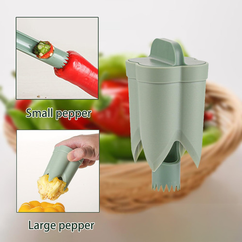 Removedor De Sementes Pimenta 2 Em 1, Utensílio De Cozinha