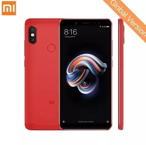 Celular Xiaomi Redmi Note 5 Red Vermelho 64gb 4gb Lacrado Frete
