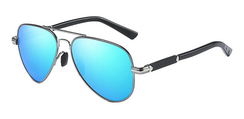 Lentes De Sol Polarizados Aluminio Tr90 Gafas Piloto Frank