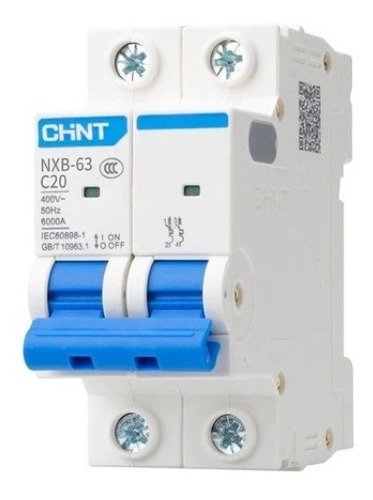 Breaker Termomagnetico Chint 2x20a Chint 10140