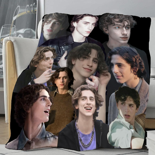 Weiqiyong Timothee Chalamet Manta Acogedora Y Cálida Manta P