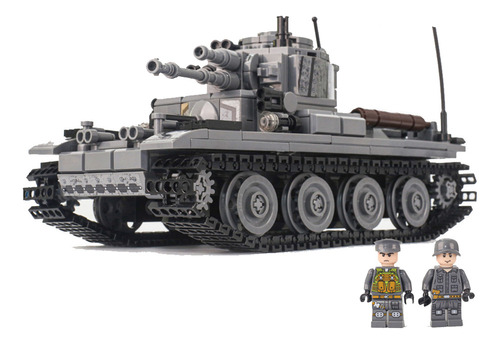 Bloques De Construcción De Tanques Y Soldados Modelo Mil [u]